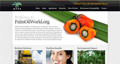 Desktop Screenshot of palmoilworld.org